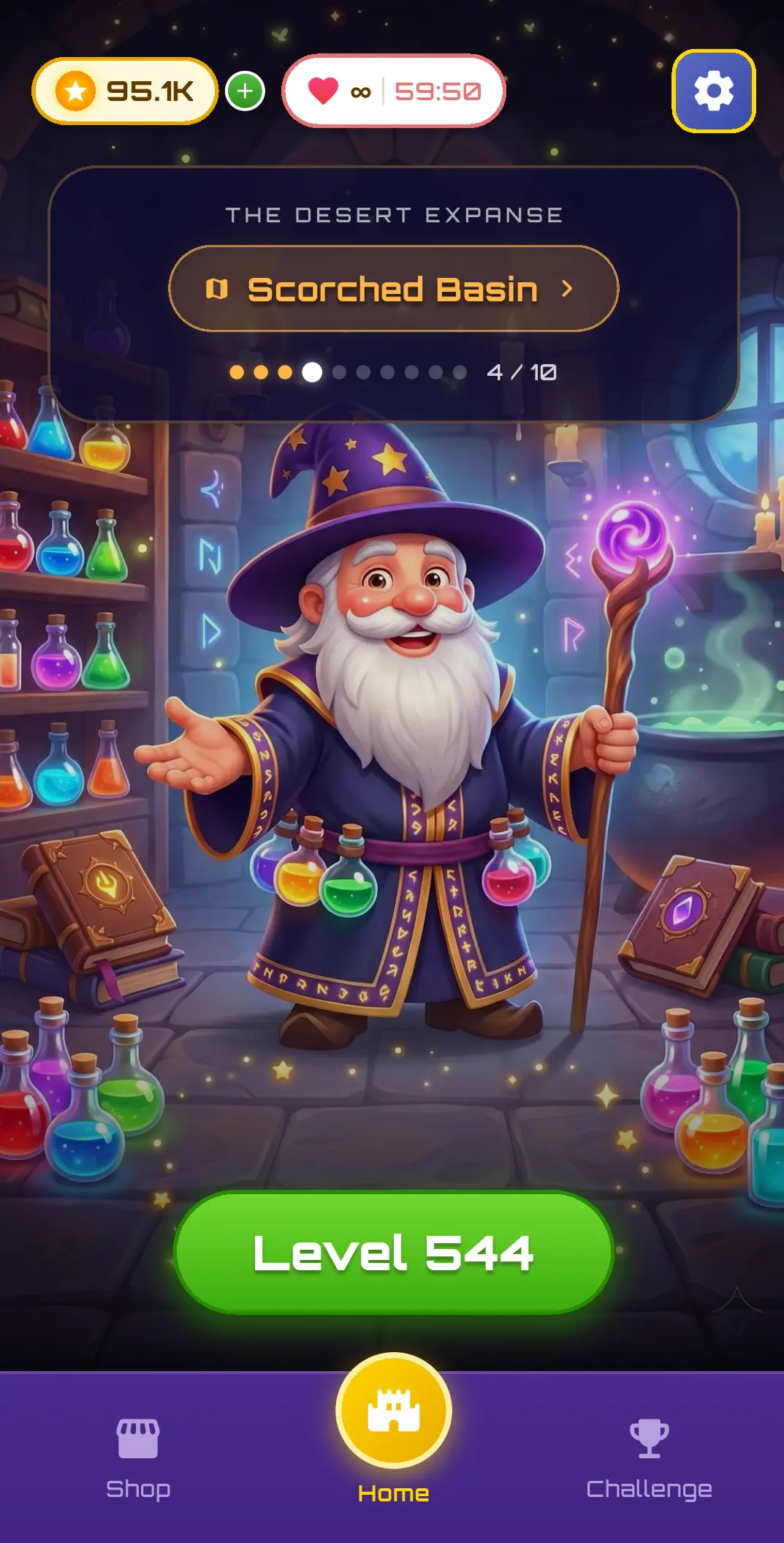 Potion Sort Chamber Selection