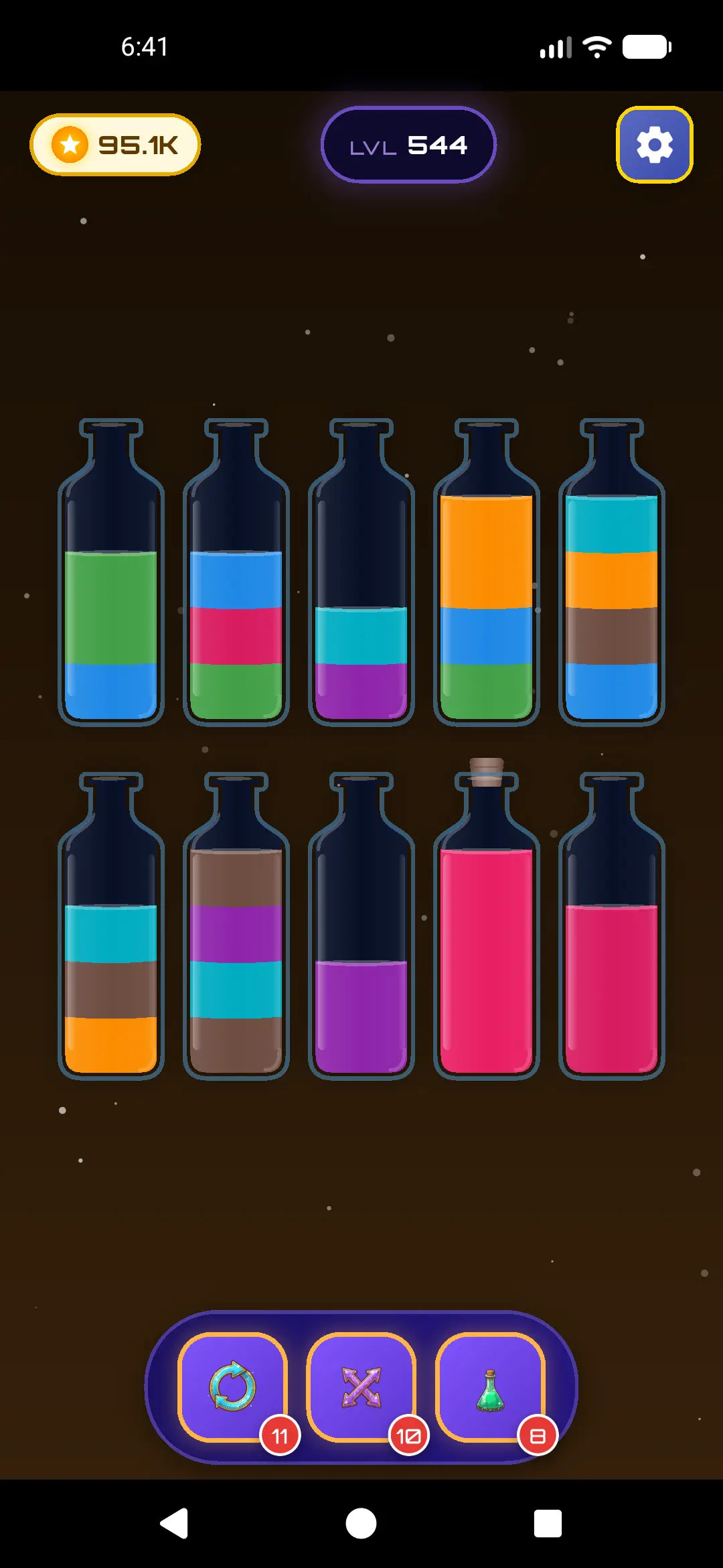 Potion Sort Level Gameplay