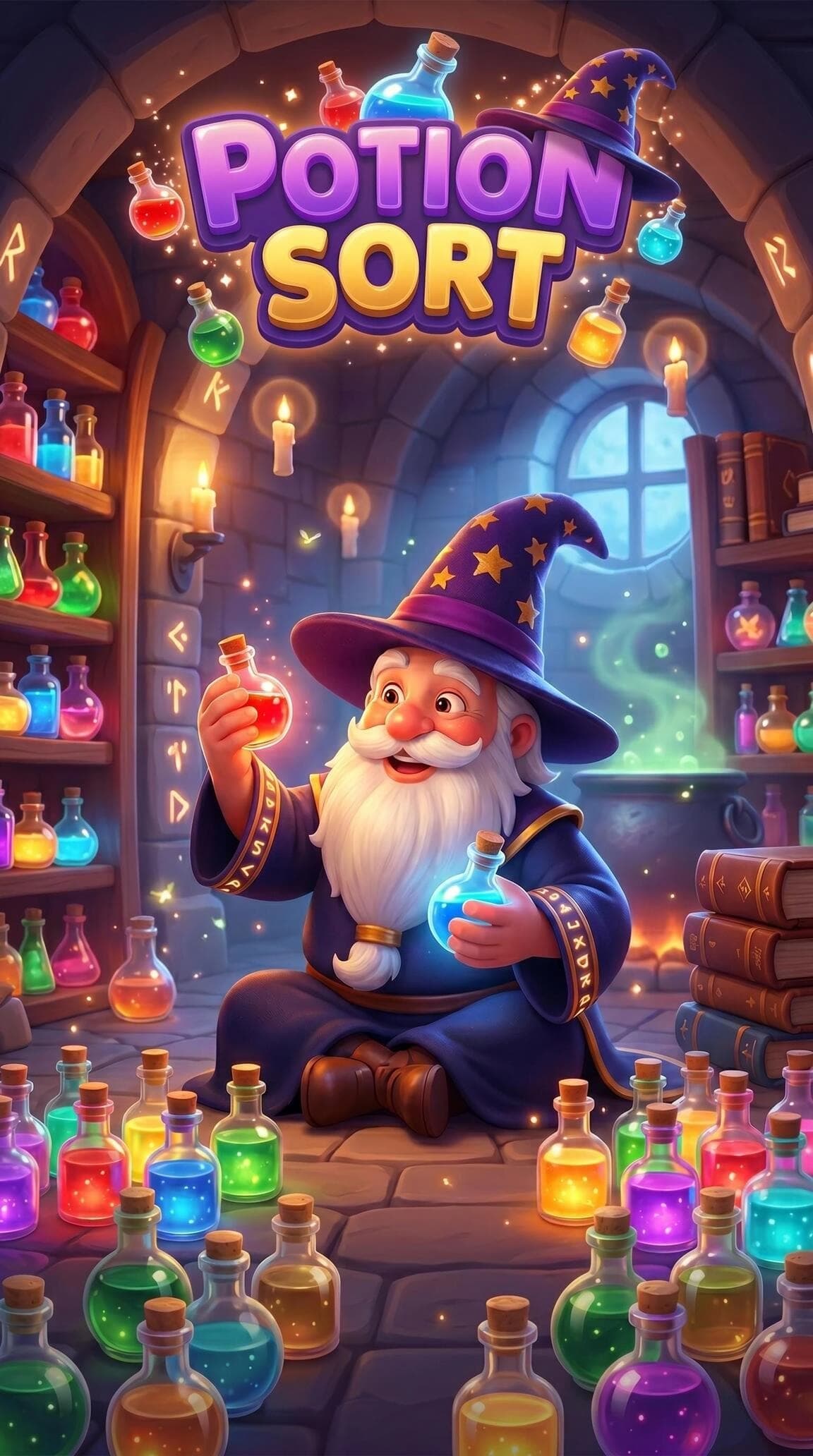Potion Sort Loading Art