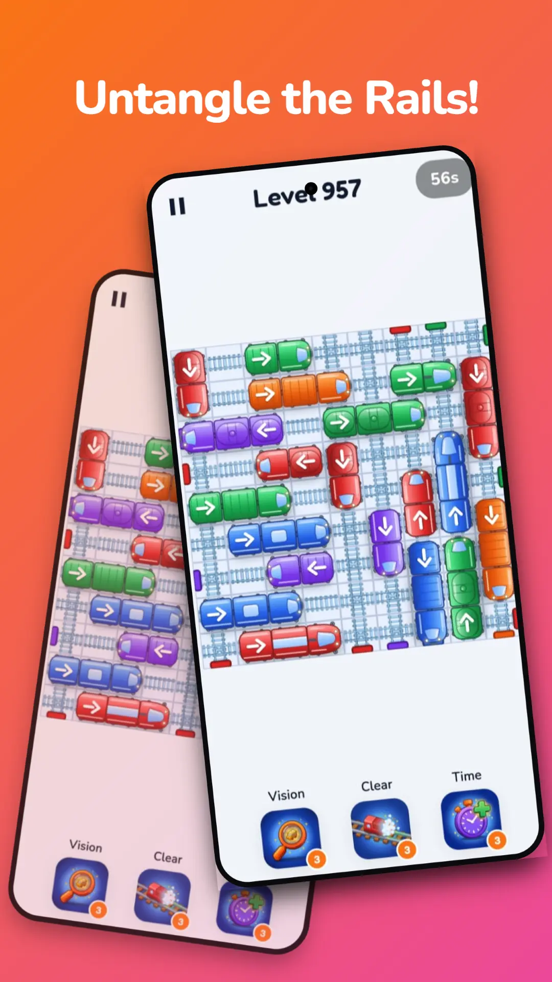 Rail Out Gameplay Grid