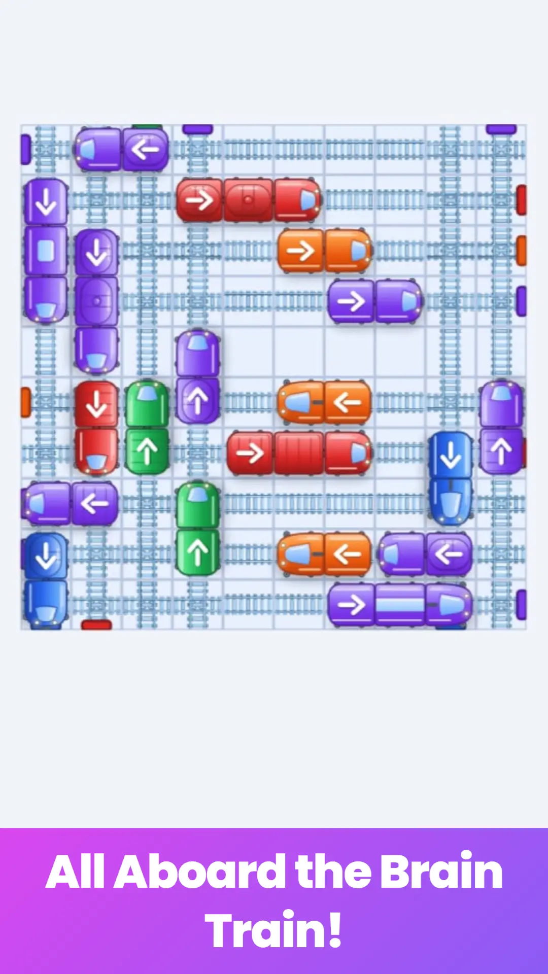 Rail Out Brain Train Puzzle